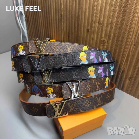 Louis Vuitton ⚜️ Естествена Кожа ⚜️ Дамски Колани 