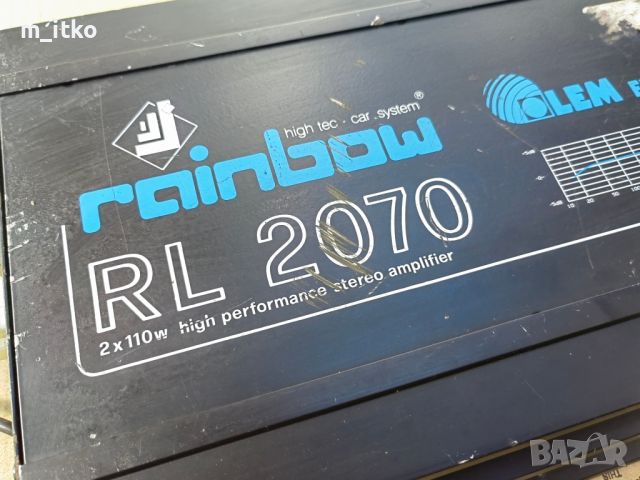 Rainbow RL 2070/Усилвател , снимка 5 - Ресийвъри, усилватели, смесителни пултове - 45339514