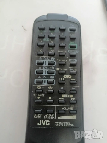 Дистанционно за аудиосистема JVC, снимка 3 - Аудиосистеми - 54097961
