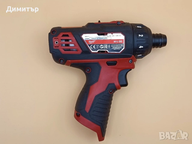 Milwaukee M12 BD тяло на компактен винтоверт, снимка 4 - Винтоверти - 53753339