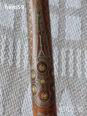 Стар Руски(кавказки)бастун със сребърни набивки, снимка 14 - Антикварни и старинни предмети - 45809505