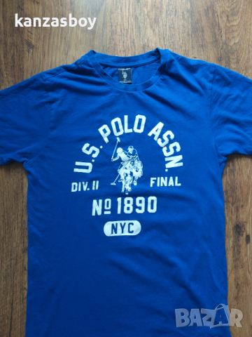 u.s. polo assn - страхотна мъжка тениска ХС, снимка 3 - Тениски - 44979154