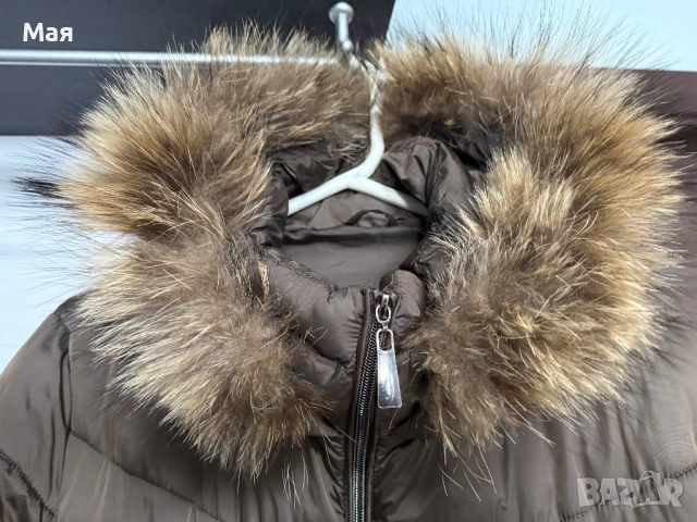 25 евро дамско зимно яке с Пух размер 52, 3XL,4XL., снимка 3 - Якета - 52091951