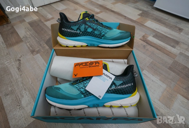 Обувки за планинско бягане Scarpa Golden Gate 2 ATR - azure/lime