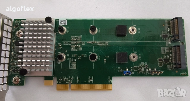 Контролер Supermicro AOC-SLG4-2H8M2 NVMe RAID 0,1 2xPCIe Gen4 NVMe/SATA M.2, снимка 5 - Други - 53922074