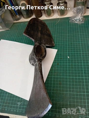 Голяма военна секира киркобрадва , снимка 7 - Антикварни и старинни предмети - 53583135