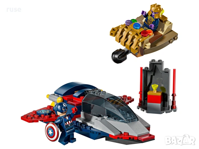 НОВИ! LEGO® Marvel 76319 Капитан Америка срещу Танос, снимка 2 - Конструктори - 54123914