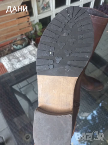 Дамски ботуши, Кожа, номер 38.Перфектни, снимка 7 - Дамски ботуши - 51239088
