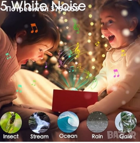 Северно сияние, RGB звездно небе, лазерен проектор, светлина бял шум, снимка 3 - Прожектори - 52393199