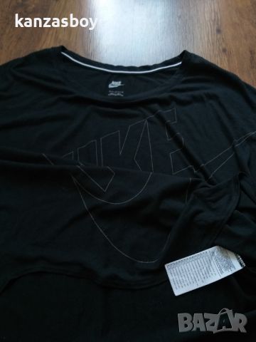 Nike W NK BRTHE TOP SS - страхотен дамски потник M, снимка 6 - Тениски - 46292084