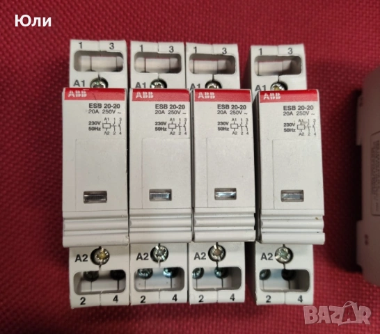 Модулен контактор ABB - ESB 20-20, импулсно реле ABB - E 251-230