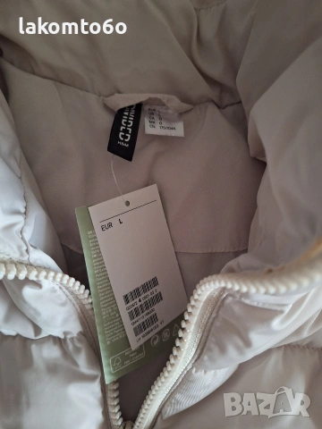 Късо яке H&M, ново с етикет. Размер L, снимка 3 - Якета - 53912071