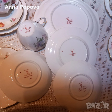 Английски сервиз за чай Royal Crown Derby, снимка 6 - Антикварни и старинни предмети - 53820839