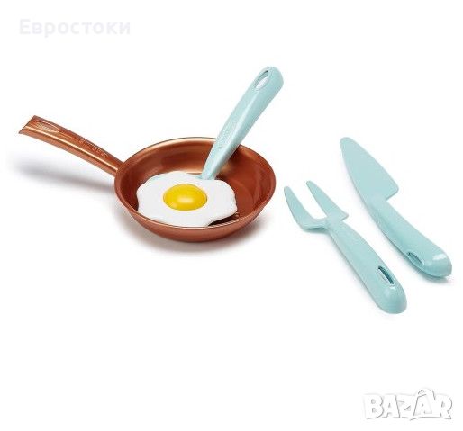 Игрален комплект Ecoiffier Vert Azur, комплект играчки - съдове за готвене и хранителни продукти, 20, снимка 2 - Образователни игри - 45650559