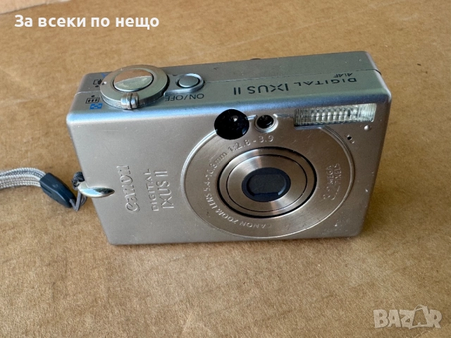 Цифров фотоапарат Canon Digital IXUS II (2003г.), снимка 7 - Фотоапарати - 52449179