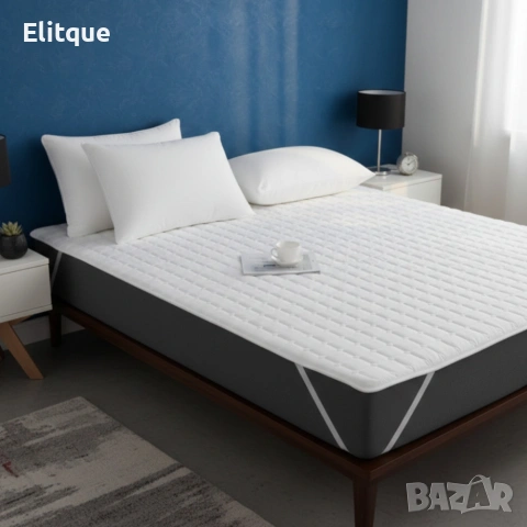 Водоустойчив протектор за матрак — 100% защита, памук, снимка 6 - Фолия, протектори - 53556959