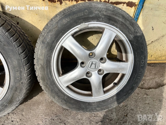 Джанти с зимни гуми от Хонда 16 ко, снимка 5 - Гуми и джанти - 53808574