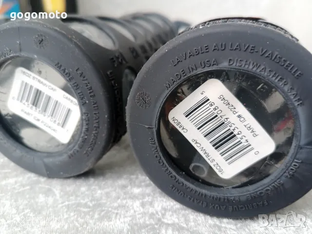 Еко стъклени бутилки за течности с сламка, made in USA, снимка 2 - Други стоки за дома - 50433426