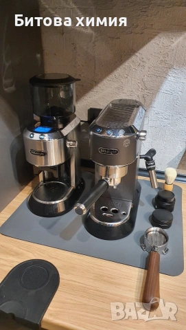 Бариста сет, кафемашина и кафемелачка DeLonghi нови