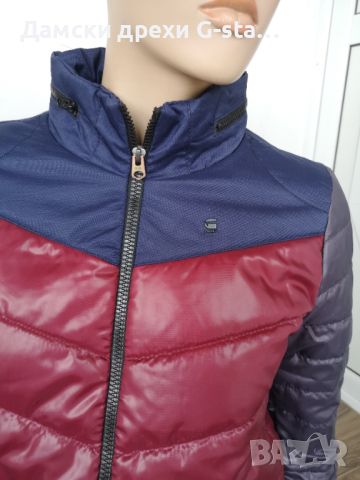 Дамско яке G-Star RAW® BLOCK QUILTED OVERSHIRT WMN MERLOT, размер M, /326, снимка 2 - Якета - 46370065