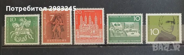 Германия 1961, снимка 1 - Филателия - 47211265