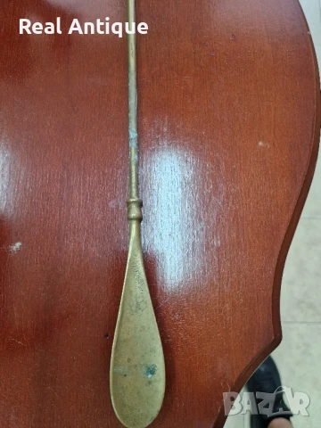 Антикварна голяма английска бронзова обувалка , снимка 5 - Антикварни и старинни предмети - 50792439