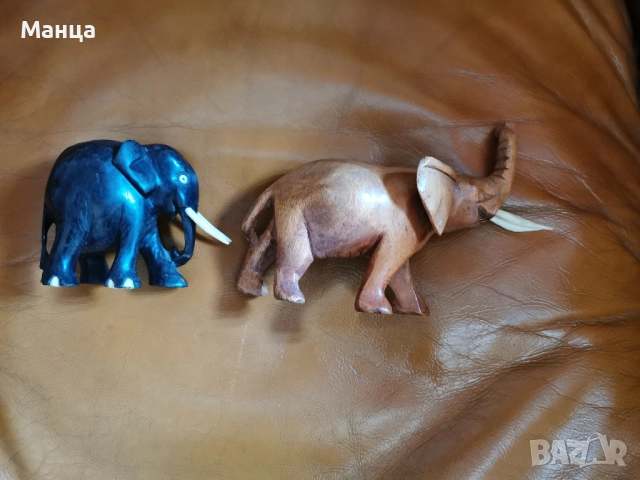Слонове от абанос и махагон, снимка 3 - Статуетки - 52591813