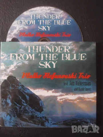 Vlatko Stefanovski Trio Feat. Jan Akkerman And Damir Imeri ‎– Thunder From The Blue Sky - оригинален, снимка 1 - CD дискове - 49599279