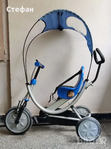 Триколка с Педали за деца от 2 до 4 г. + Чадър и Спирачка ITALTRIKE