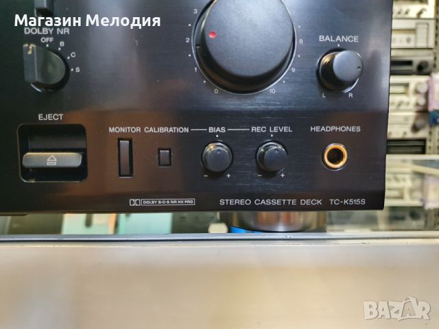 Триглав касетен дек SONY TC-K515S  В отлично техническо и визуално състояние., снимка 6 - Декове - 46660568