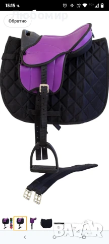 Комплект седла за шетландско пони HKM 9346 за начинаещи

, снимка 1