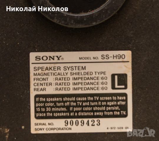 SONY SS-H90 Тонколони, снимка 11 - Тонколони - 53574740