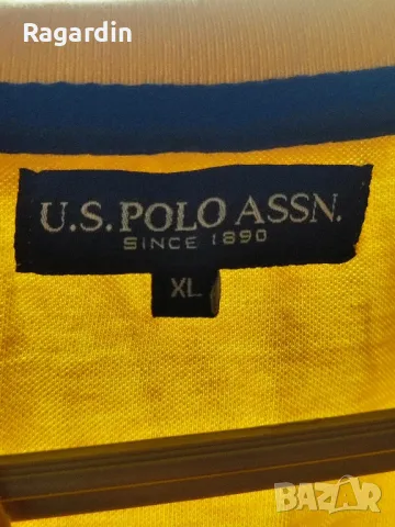 Мъжка тениска с яка "U.S. Polo ASSN.", снимка 4 - Тениски - 47153431