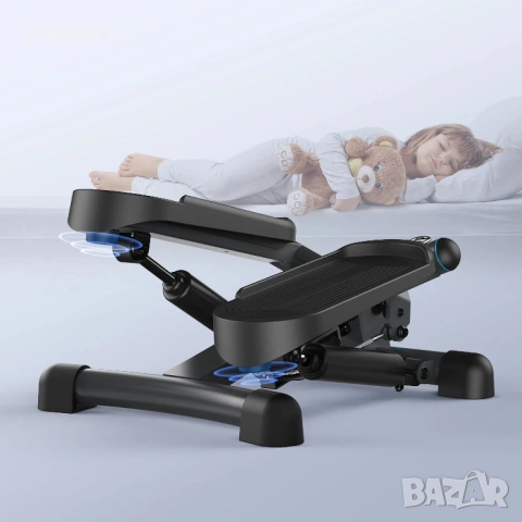 Туист степер MERACH MR-2354 с ластици, LCD монитор, Twist движение, снимка 12 - Фитнес уреди - 53664095