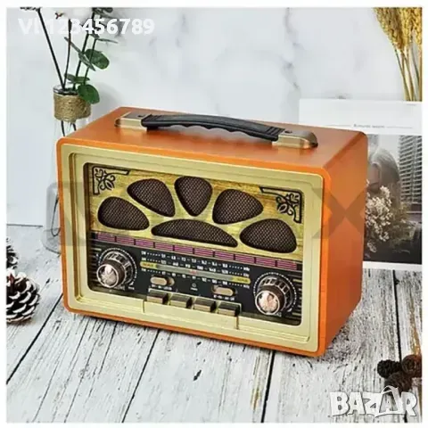 Ретро радио с FM, AM и SW3, MP3, Bt - Мeier M-2022, снимка 2 - Bluetooth тонколони - 49344911