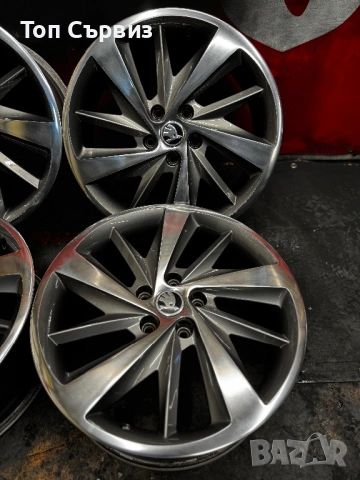 Алуминиеви джанти за Шкода ( Skoda ), 18 цола, 5х112, снимка 5 - Гуми и джанти - 53618882