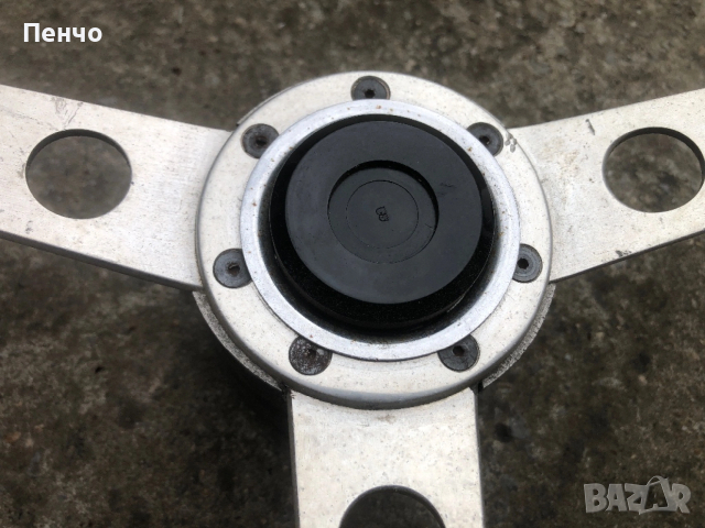 стар дървен спортен волан - 1950/60г. - ОРИГИНАЛ, снимка 3 - Антикварни и старинни предмети - 49665241