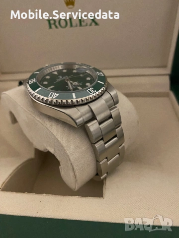 Rolex Submariner Hulk  – кутия + сертификат – перфектно състояние, снимка 4 - Мъжки - 53224732