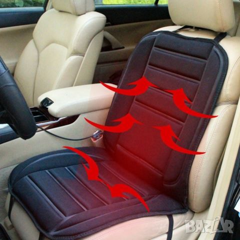Подгряваща седалка за кола 12v подложка от 30 до 60 градуса Плюшена, снимка 1 - Аксесоари и консумативи - 45695212