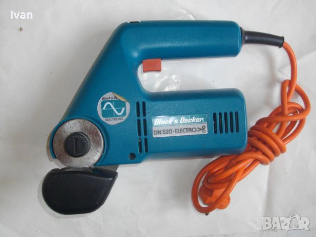 Електрическа ножица BLACK DECKER DN520E D1 WEST GERMANY За рязане ламарина плат табак балатум винил , снимка 4 - Други инструменти - 46813088