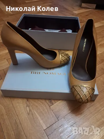 Обувки кожа Бруно Маджи
