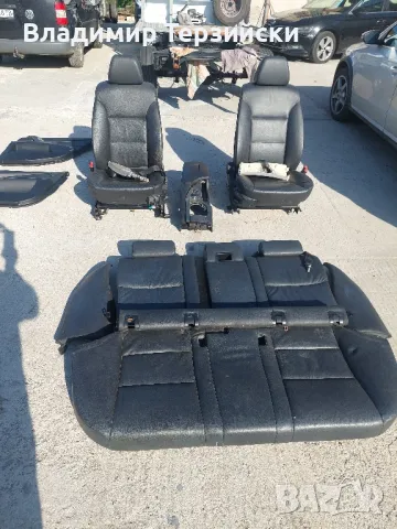 Черен салон за BMW E61, снимка 14 - Части - 49519067