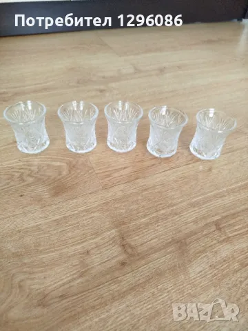 Чашки за ракия 5 бр., снимка 3 - Чаши - 49403531