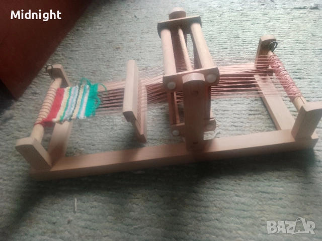 Детска играчка-стан за тъкане, снимка 2 - Образователни игри - 52351565