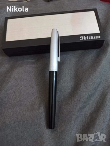 Писалака Pelikan 21 Silvexa Germanyв запазен вид писец-бяло злато 585 -14 карата ., снимка 5 - Антикварни и старинни предмети - 52011623