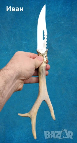 Нож щука риба лов ножка риболов , снимка 7 - Ножове - 53935666