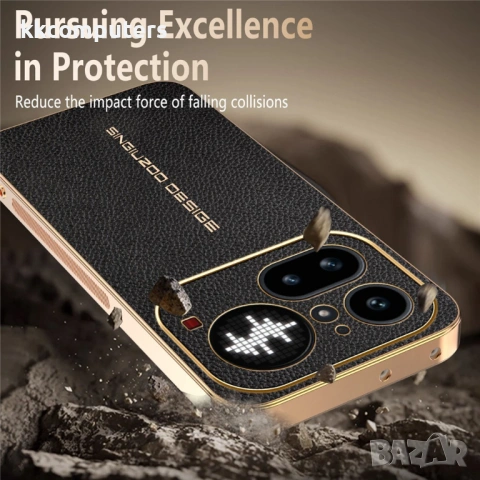 Личи TPU+PU Калъф за Nothing Phone (4a) Pro - Самовъзстановяващ се, Анти-драскотини, 2 цвята, снимка 7 - Калъфи, кейсове - 54250296