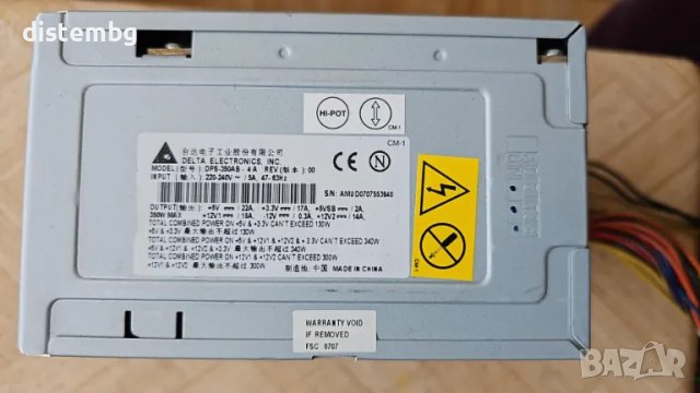 Компютърно захранване: Delta Electronics  DPS-350AB-4A