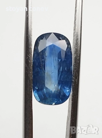 Рядък инвестиционен Ненагряван син сапфир 2.04кт! Сертифициран! Нов!, снимка 8 - Други - 53618778