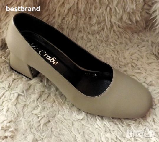 Дамски елегантни обувки от естествена кожа ,на ток, код 594/115, снимка 9 - Дамски обувки на ток - 46443042